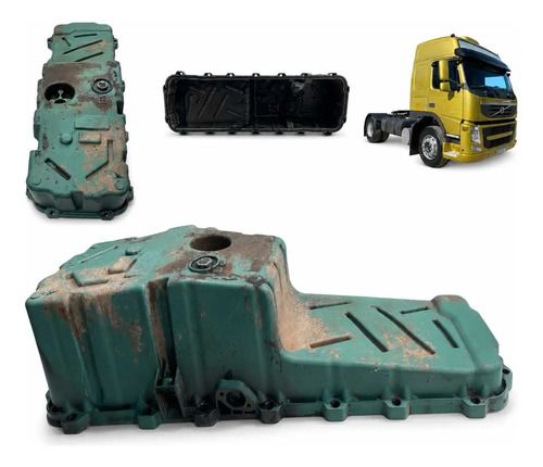 Cárter Óleo Volvo Fm 370 D11 20490029 Original Usado Verde